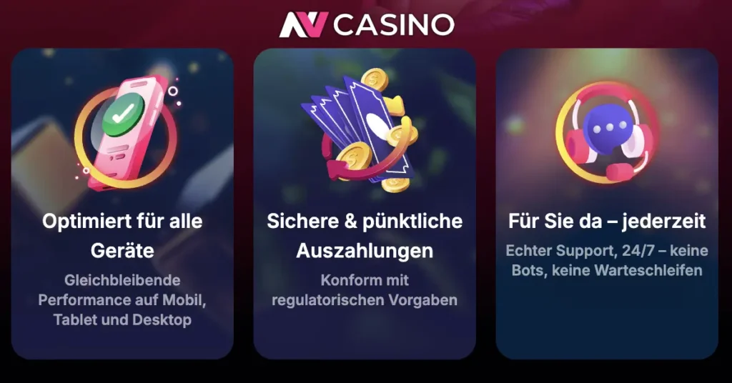 NV-casino Vorteile